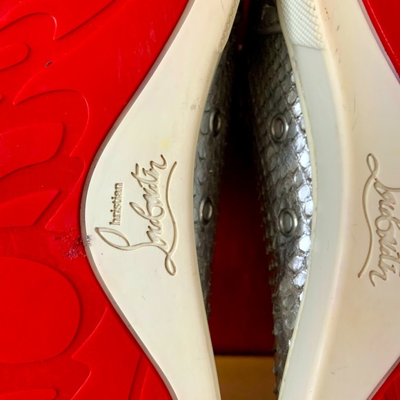 C. Louboutin Rantus Orlato Silver Python EU 43 - Picture 7 of 9